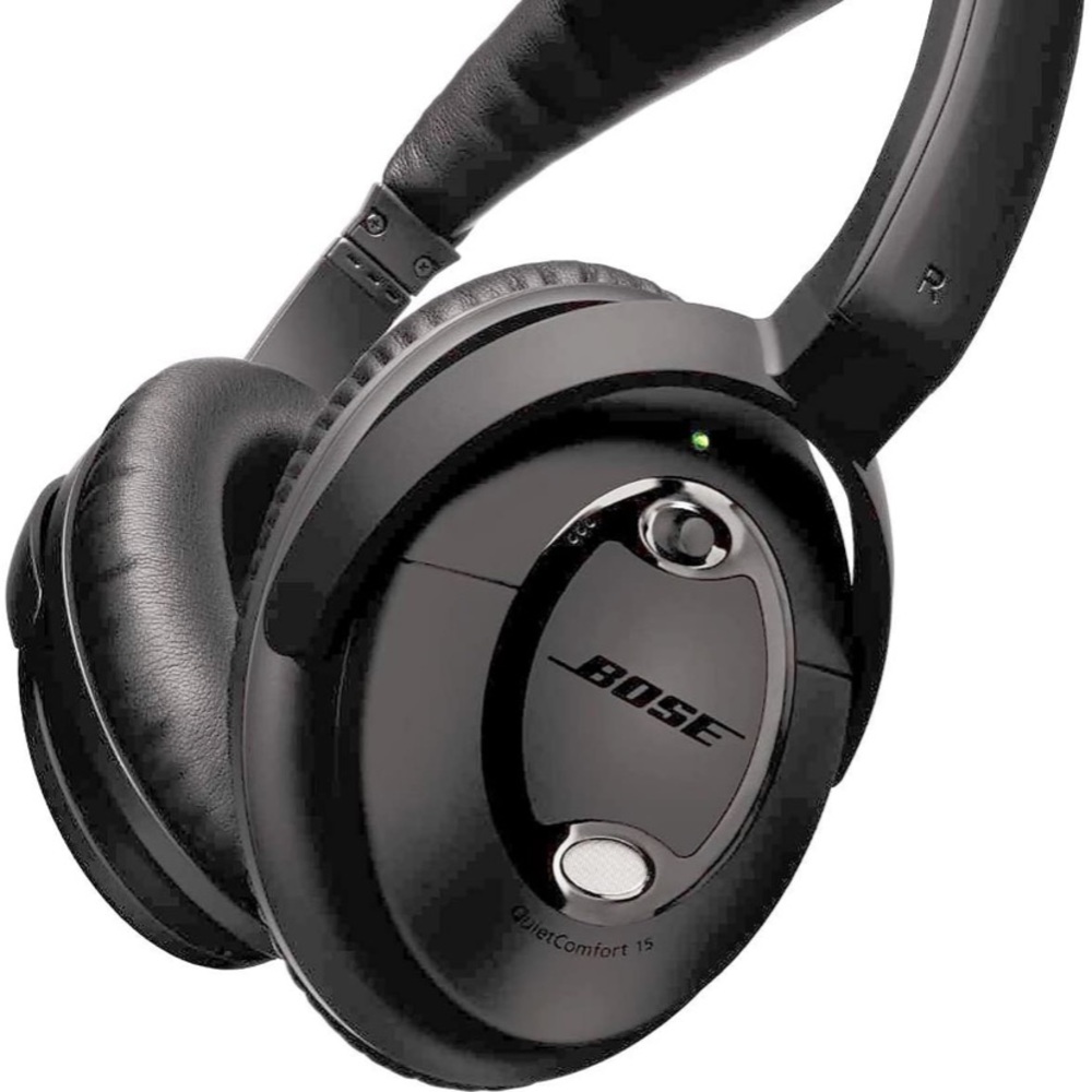 Bose Triple Black Quiet Comfort 15 Acoustic Noise Cancelling Headphones